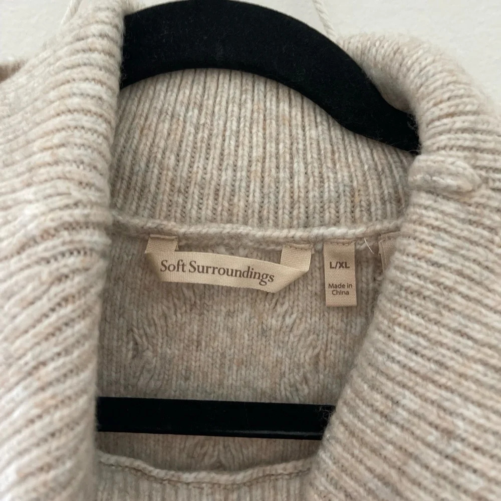 Cozy Cream Cable Knit Sweater - Picture 5 of 6